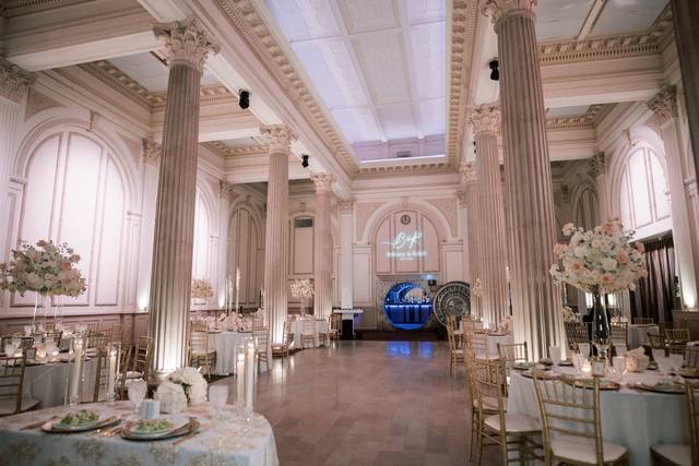 Ballroom wedding reception