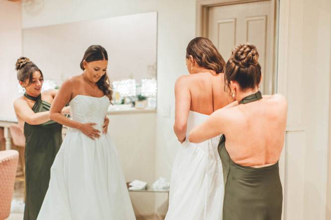 Bride in Dress