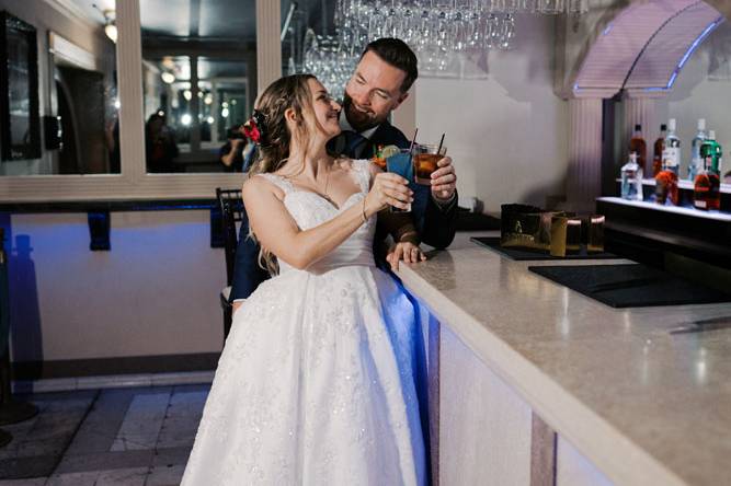 Couple in Vault Bar