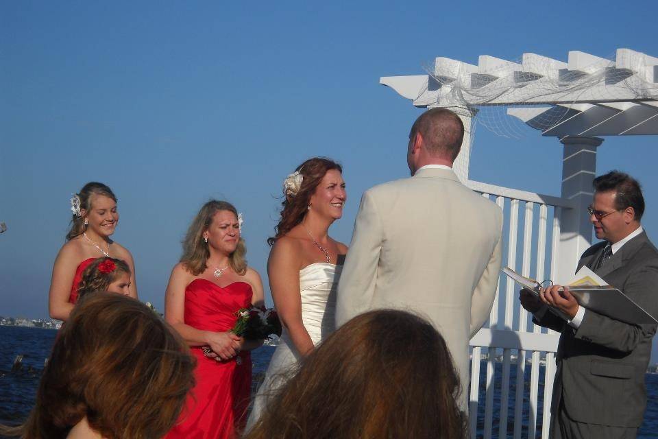 Joseph & Wendy McConnell, Sept. 9, 2011, at Martell's Waters Edge, Bayville, NJ