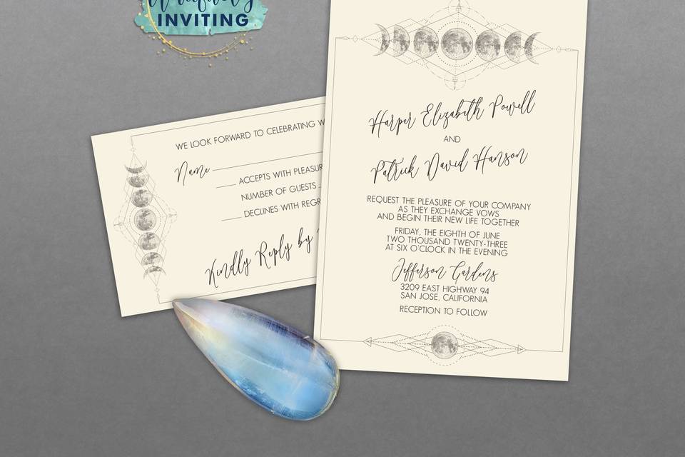 Sacred Moon Invitations