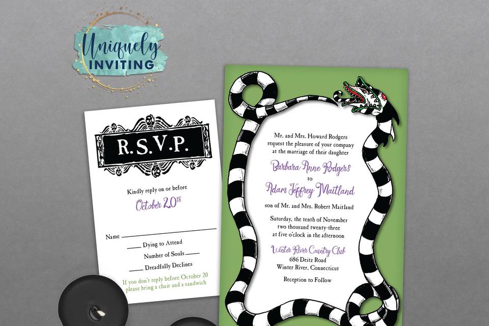 Sandworm Invitations