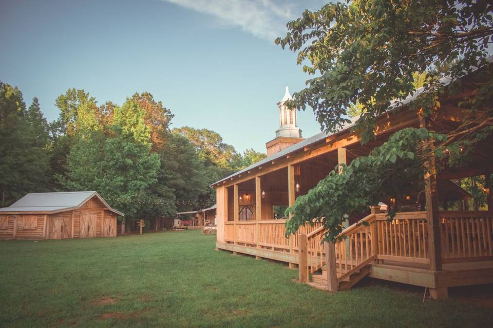 Panoramic view of The Barn at Big Oak