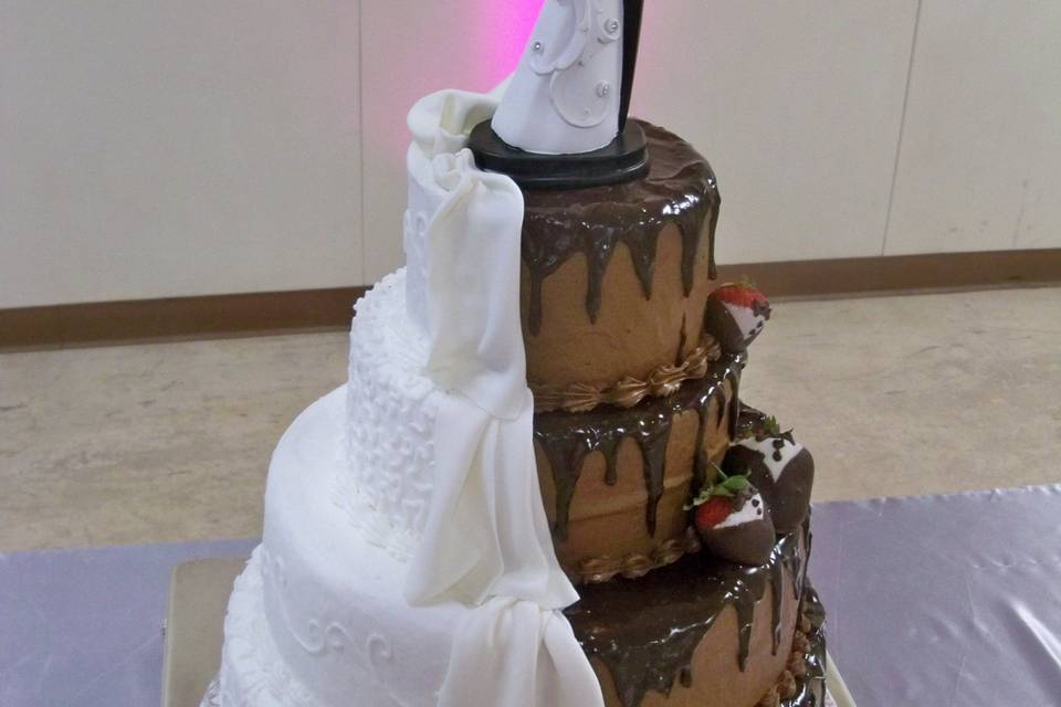 Bride and Grooms Cake