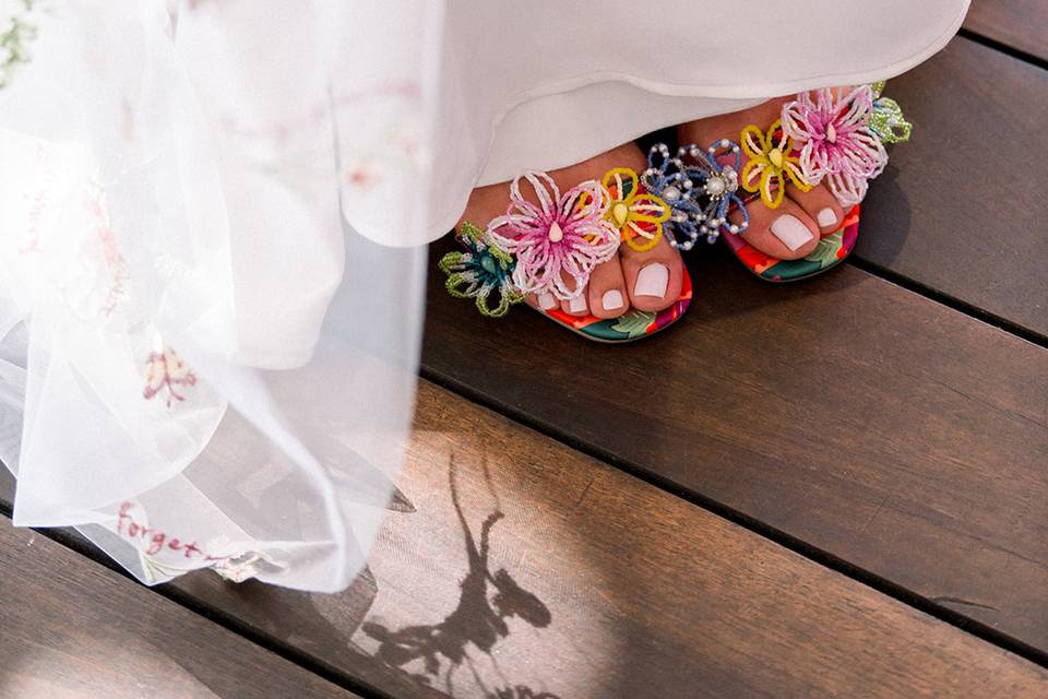 Colorful Bridal Shoes