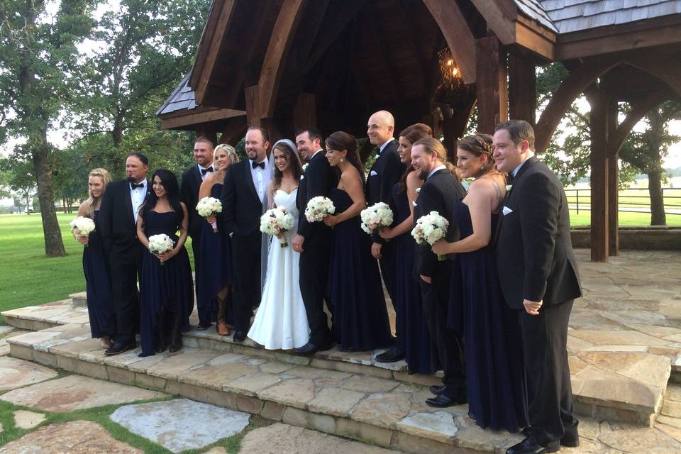 The groom and groomsmen