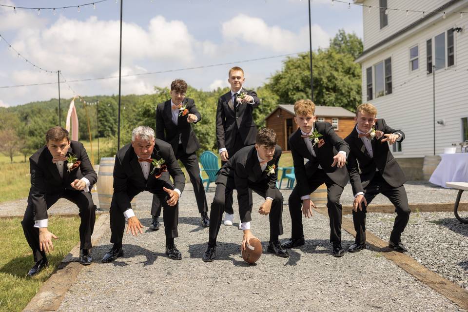 Groomsmen Football