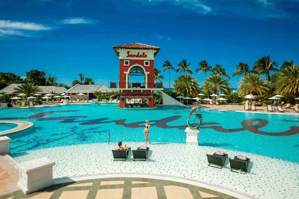 Sandals Antigua a romantic oasis in the Caribbean!