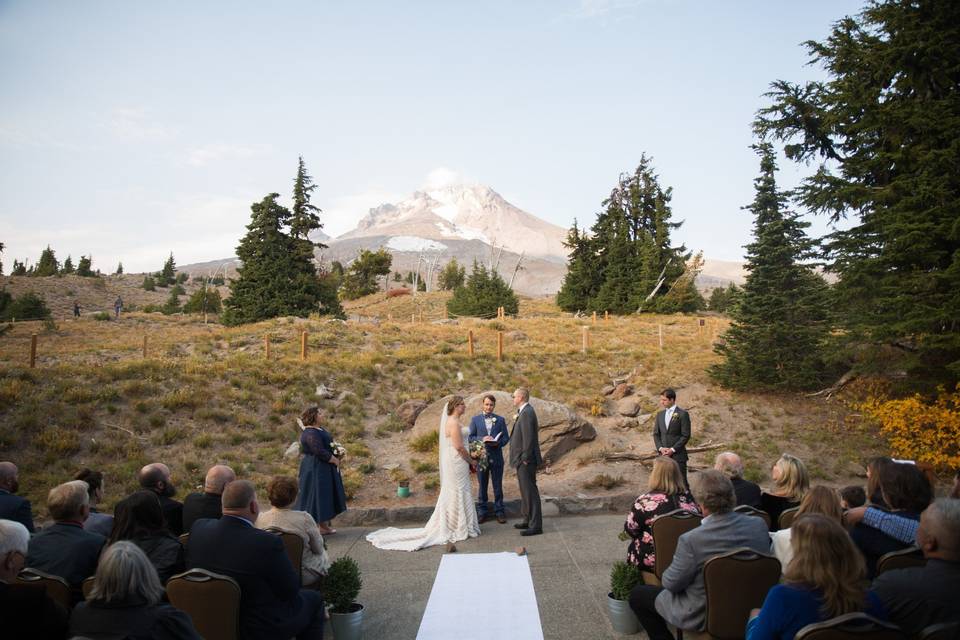 Timberline Lodge in the Fall