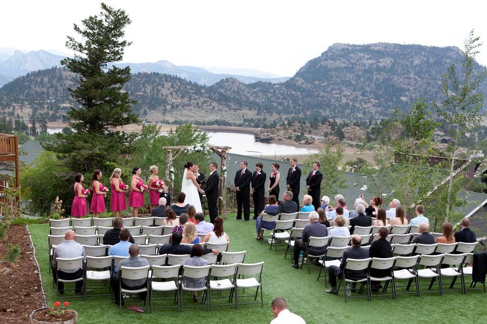 Outdoor wedding