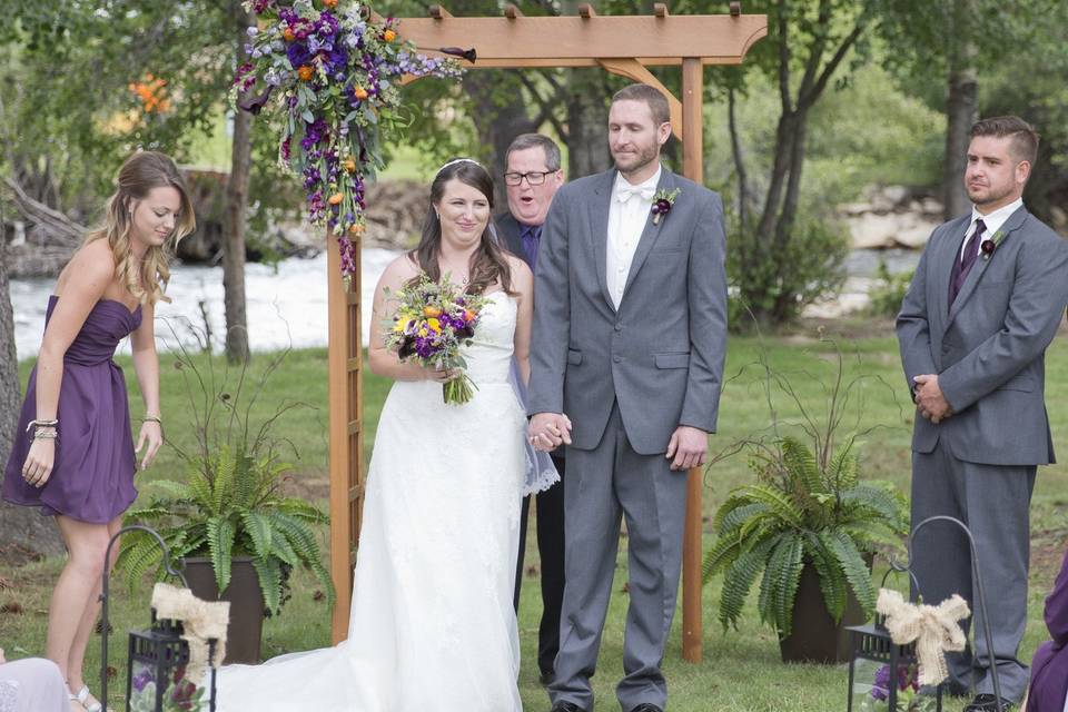 Outdoor wedding