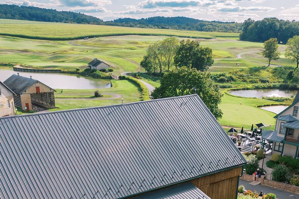 Bank Barn Ariel