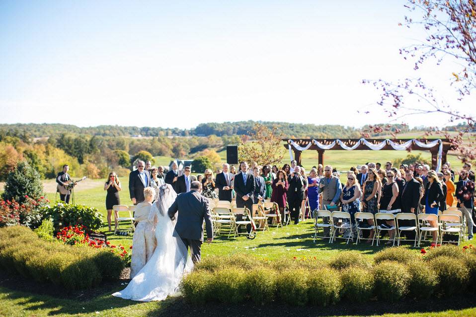 Walking down the aisle