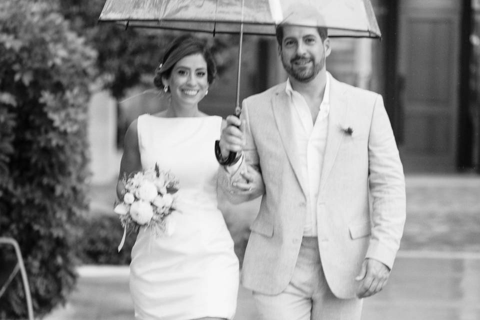 Wedding in downtown palm beach
