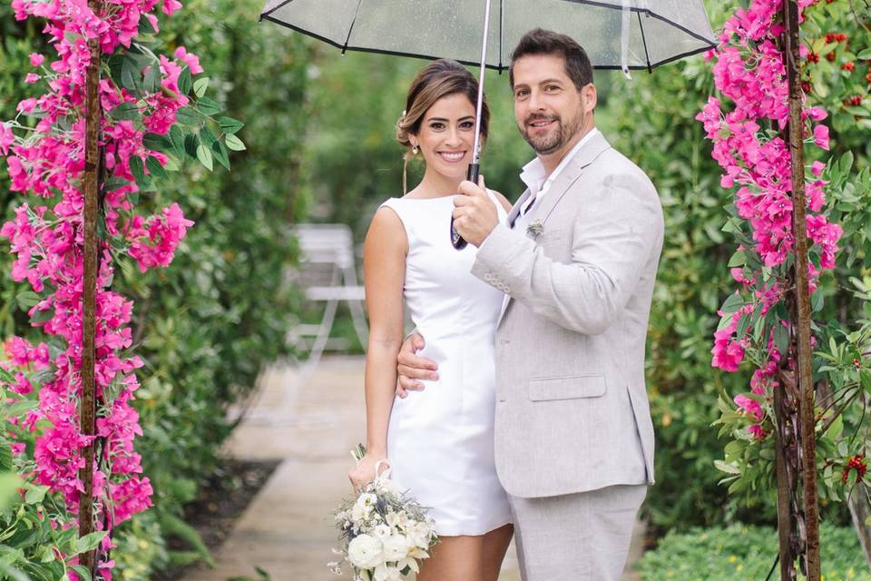 Wedding in downtown palm beach