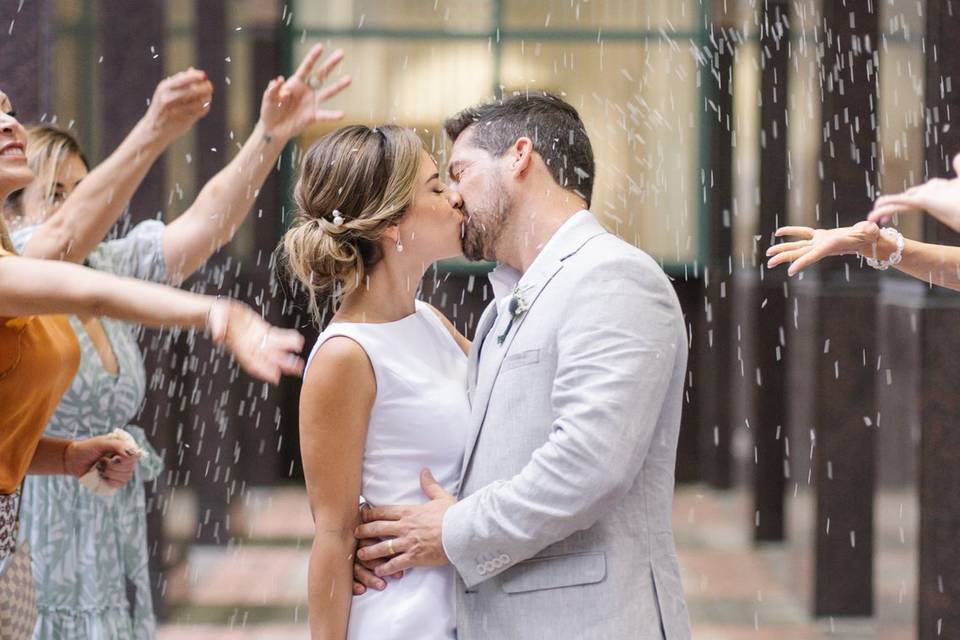 Wedding in downtown palm beach