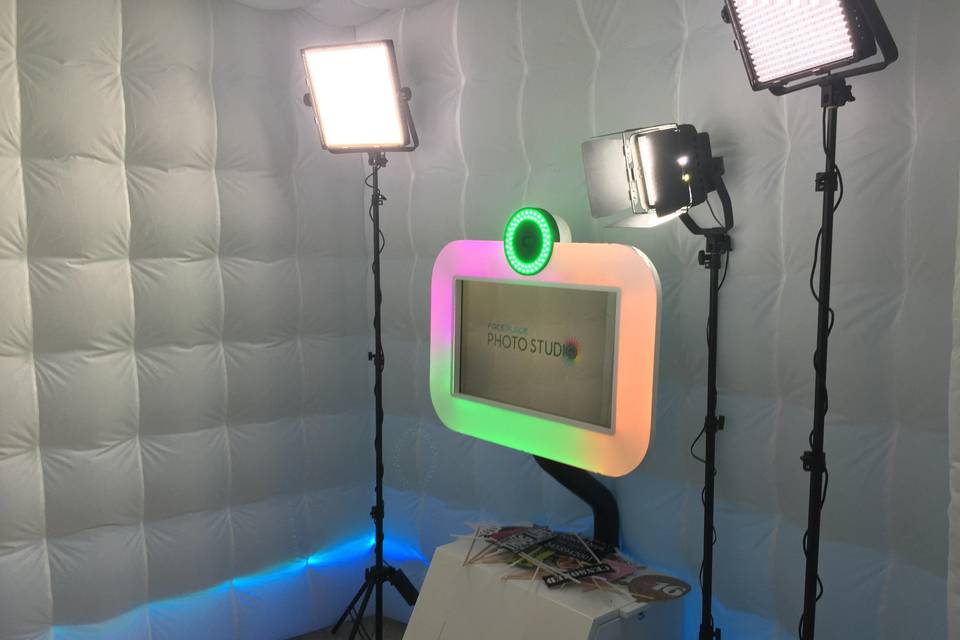 Flashing lights Photo Booth