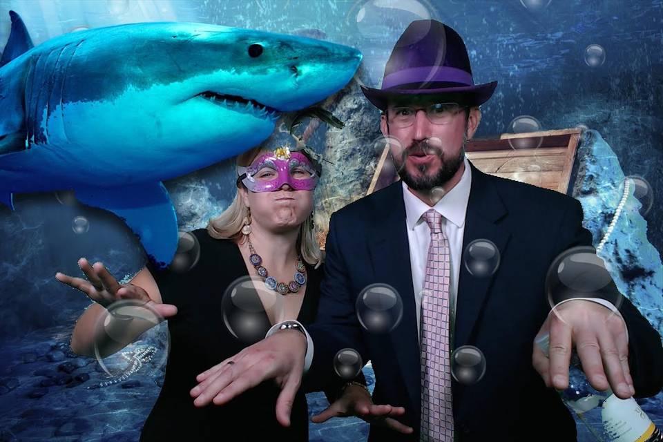 Flashing lights Photo Booth