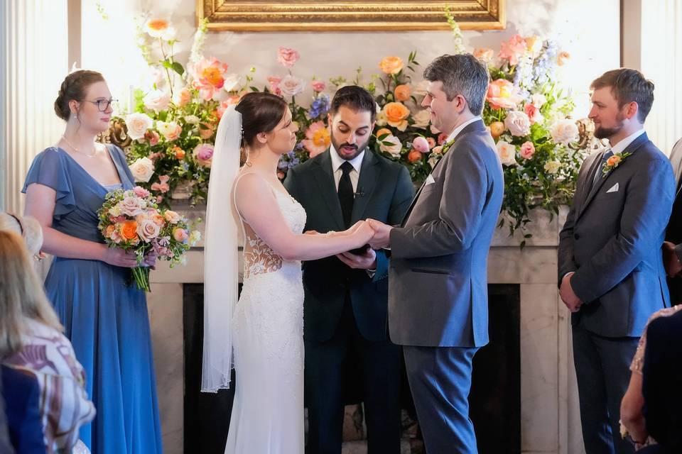Officiating a wedding