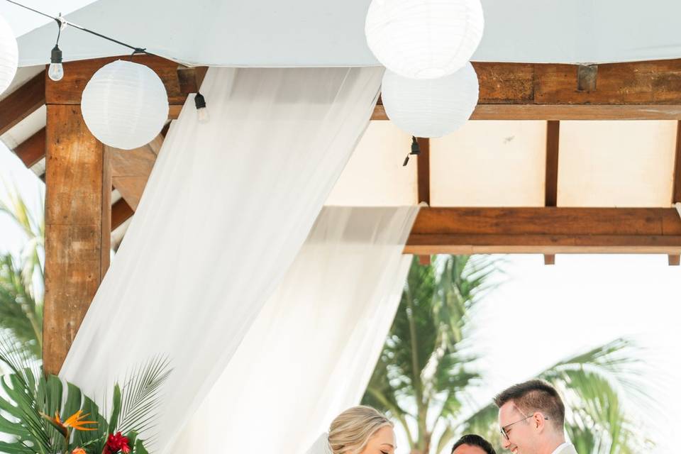 Helping the Bride read