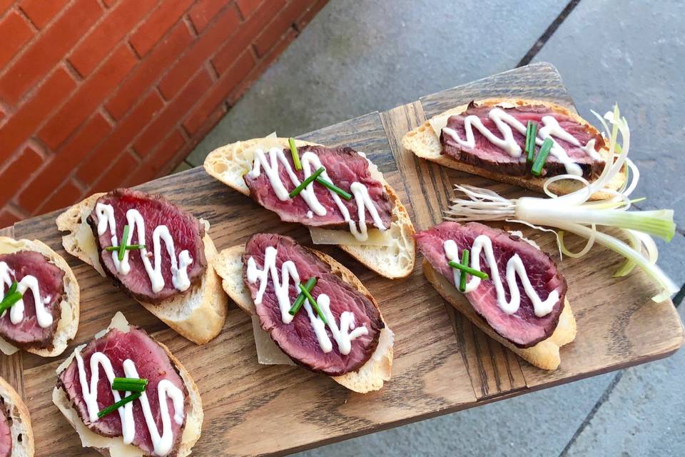 Beef Crostini