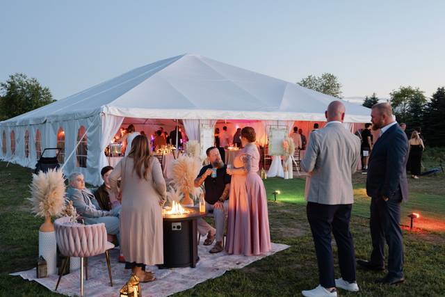 Reception tent