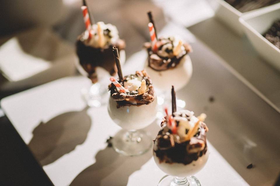 Dessert glasses