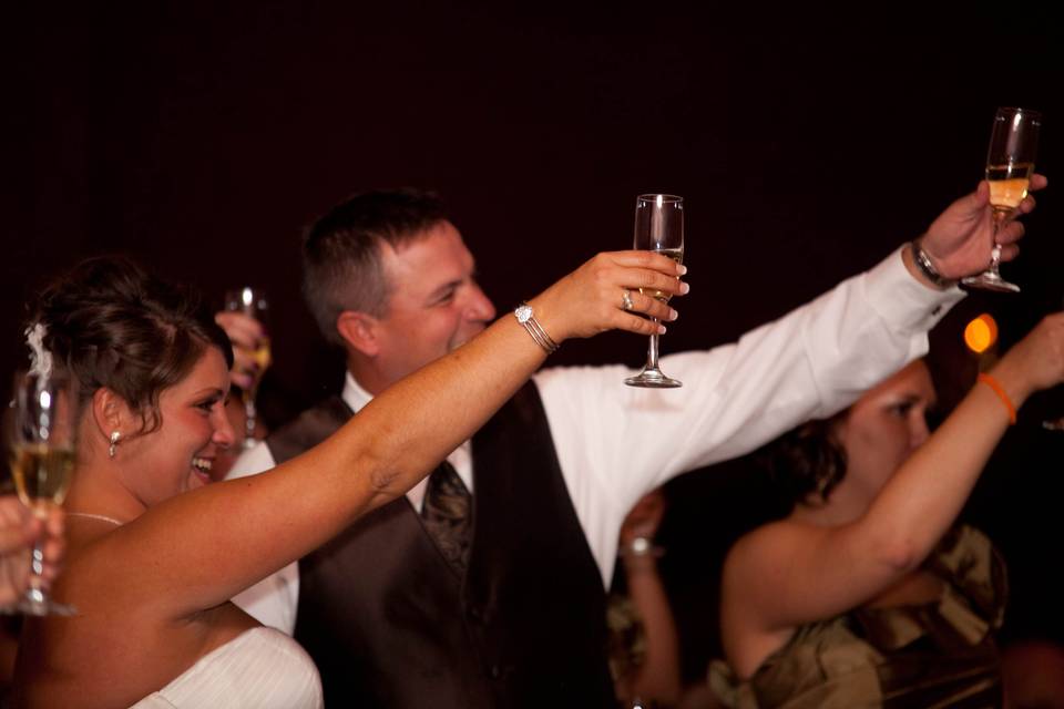 Champagne toast