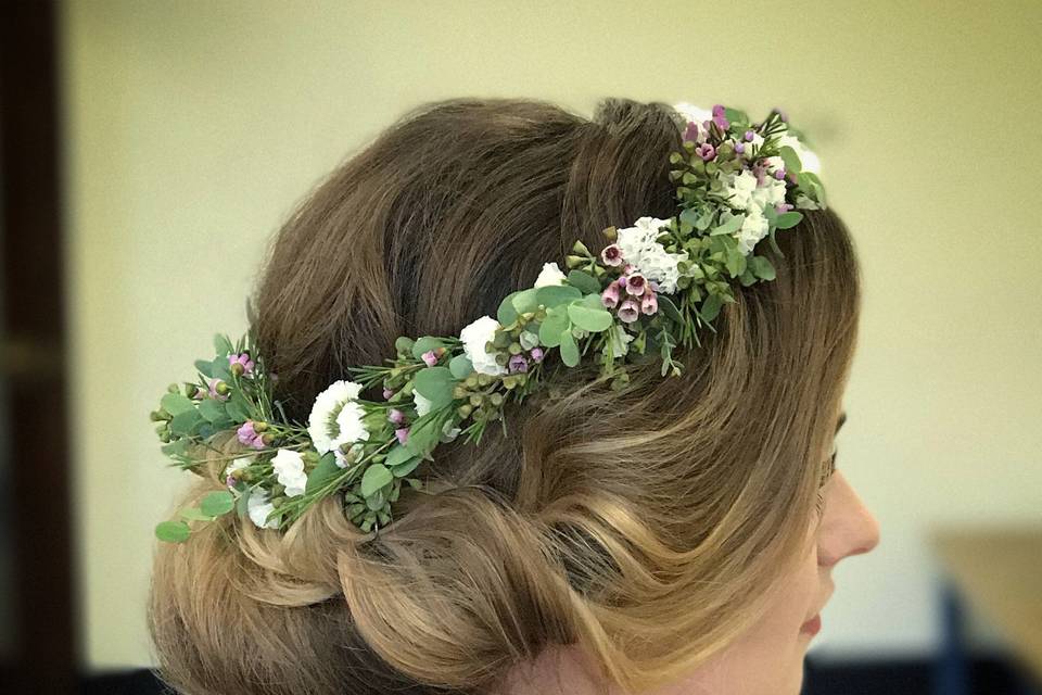 Bridal hair design