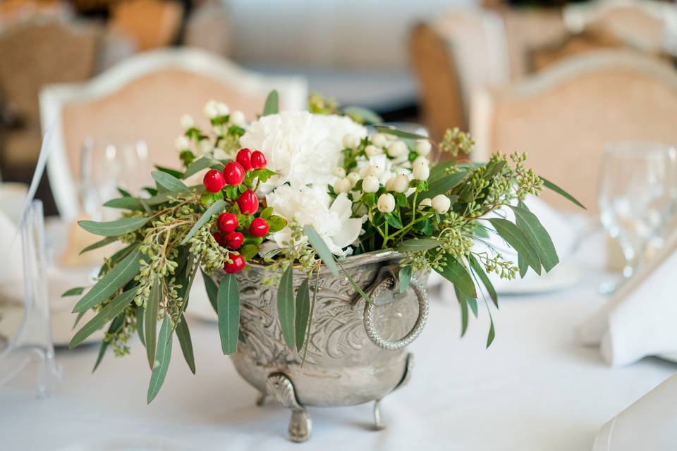 Winter centerpiece