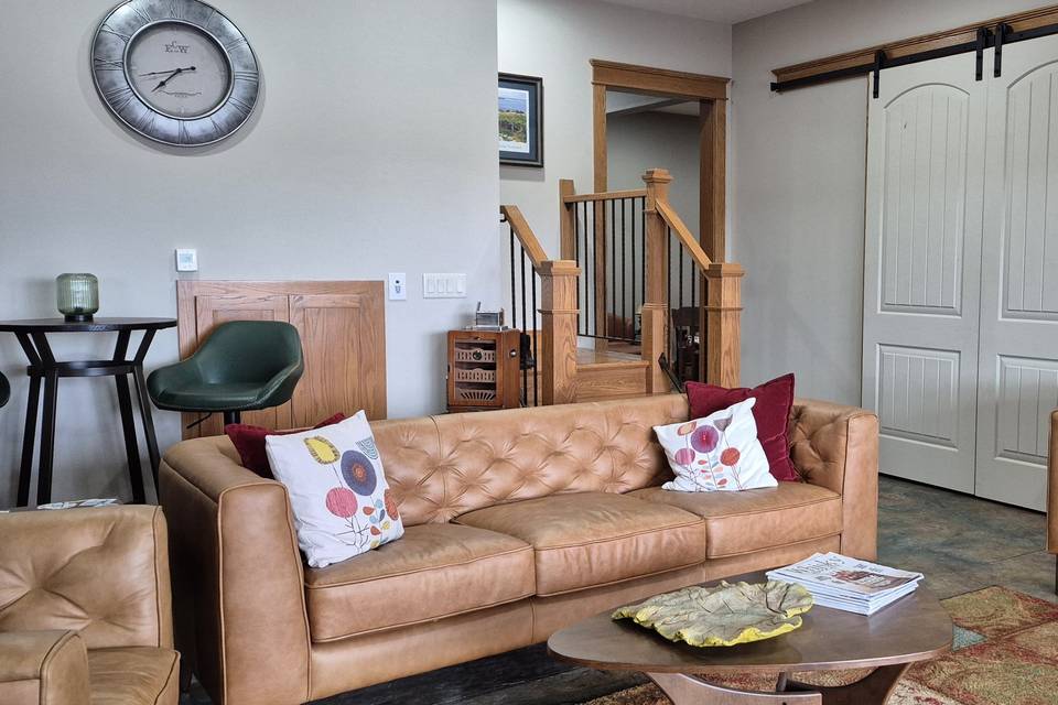 Indoor seating area