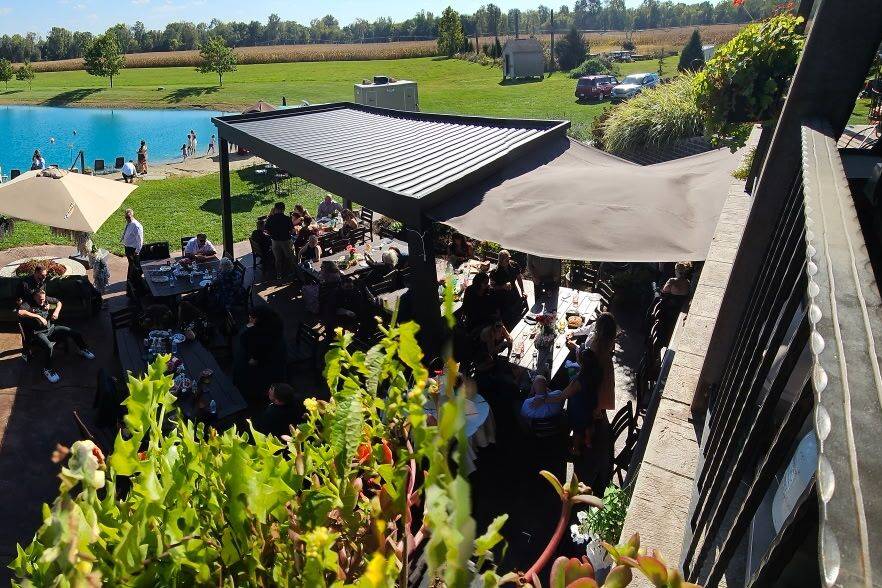 Brunch Wedding on Patio