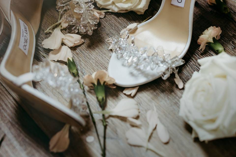 Bride's shoes