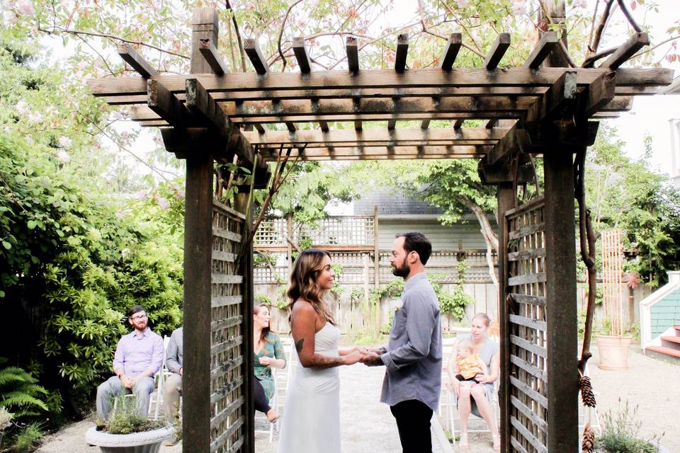 Garden wedding