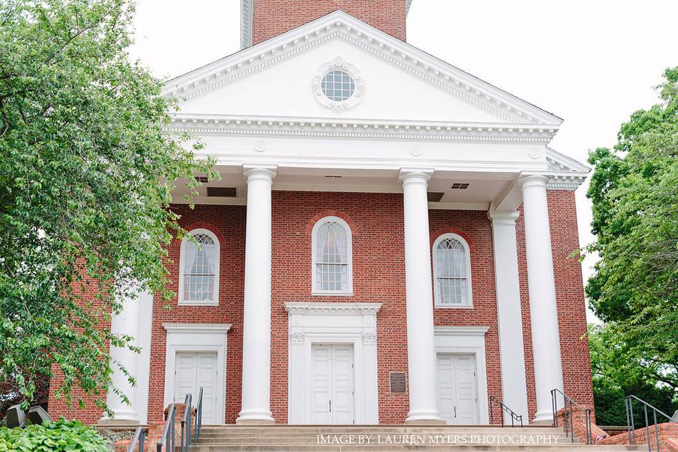 Entrance to the chapel