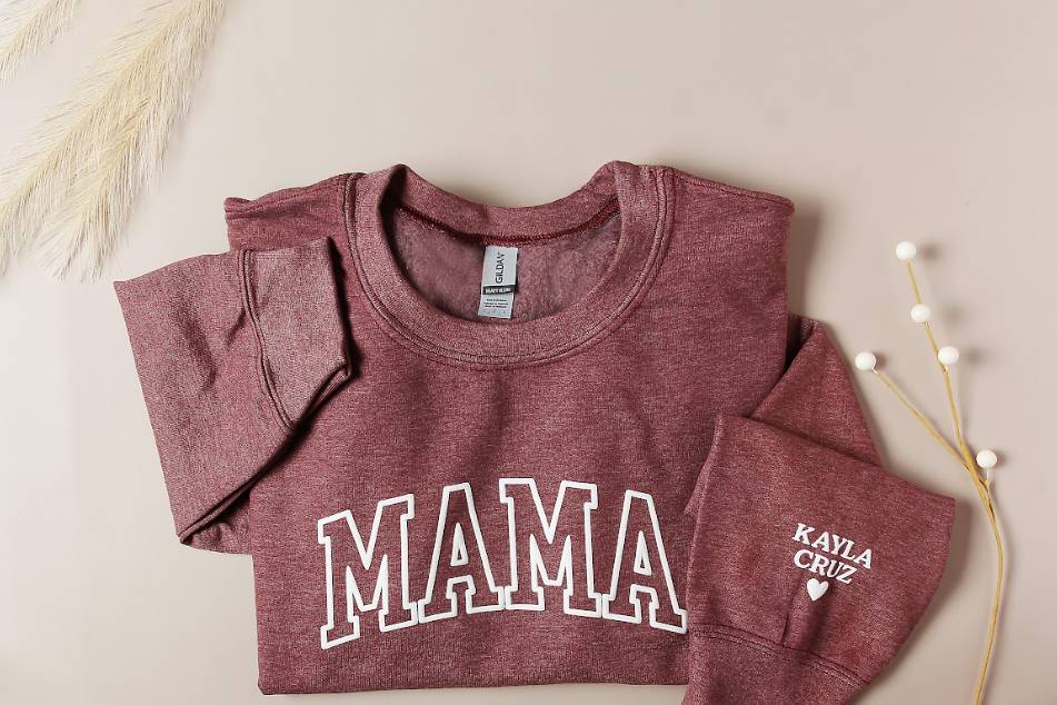 Mama Sweatshirt with Kids Name
