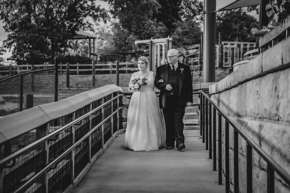 Bride and her Father