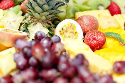 Tropical Fruit Platter for Beach Wedding Reception