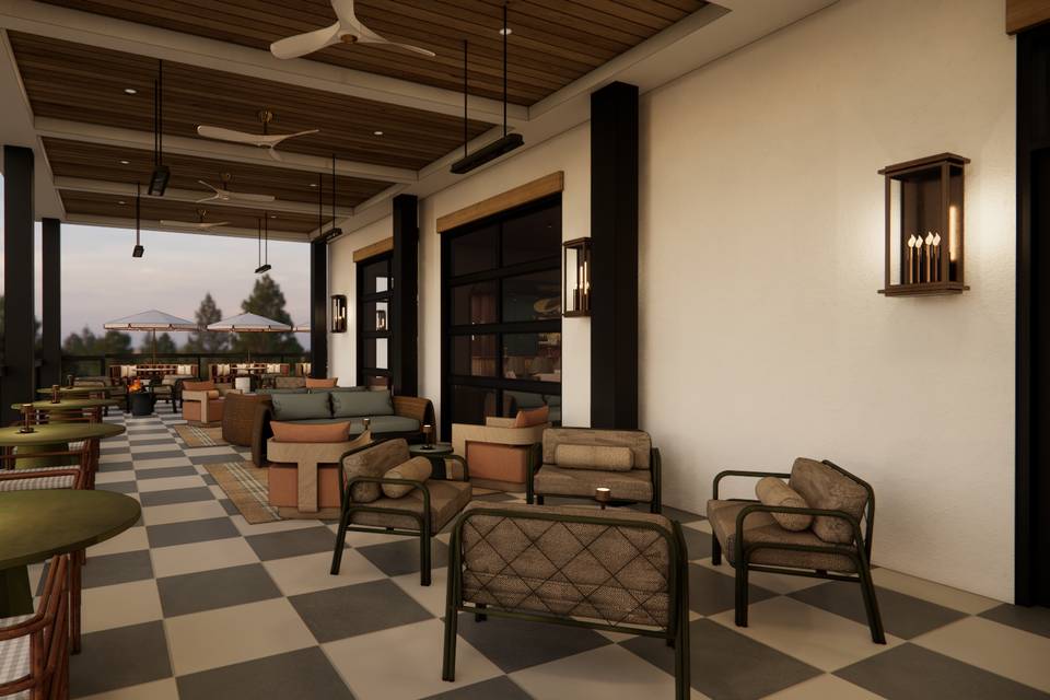 Wren Rooftop Patio Space