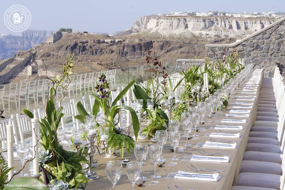 Long table setup