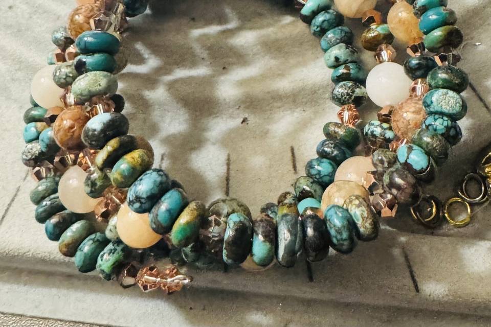 Layered Multi Gemstones