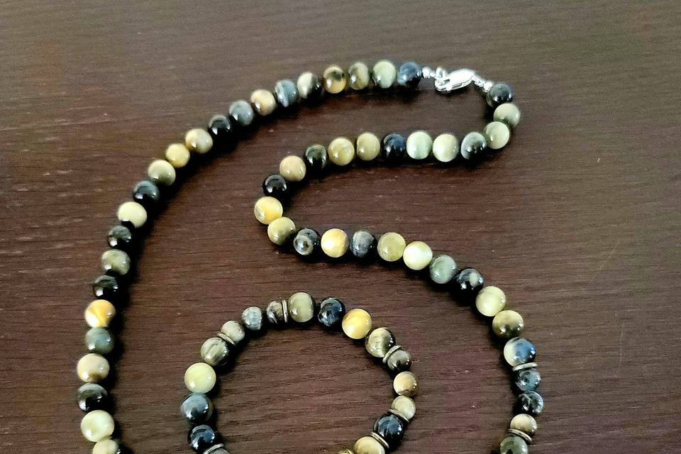 Tiger Eye/Tourmaline