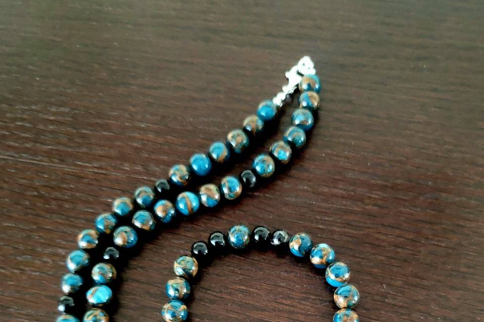 Teal Mosaic Quartz