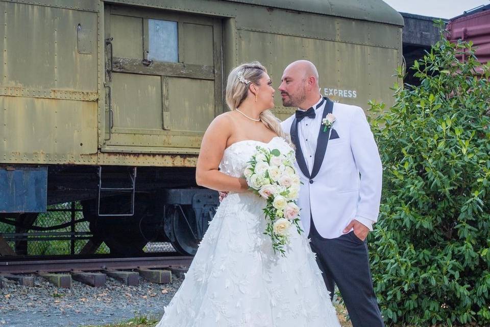 Cascading Bridal Bouquet