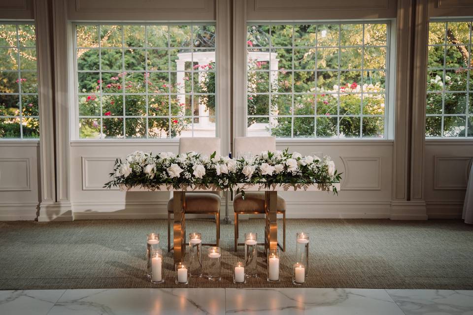 Low Centerpiece for Reception
