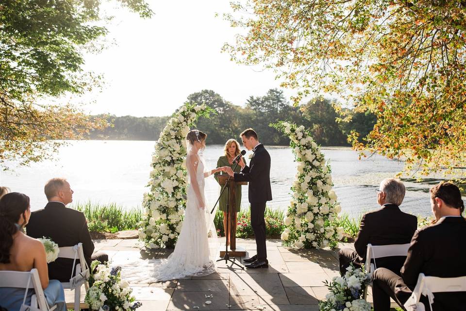 Asymmetrical Wedding Arch