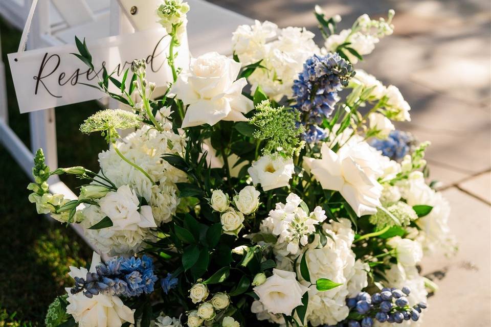 Aisle Flower Arrangement
