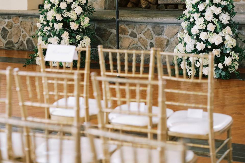 Asymmetrical Wedding Arch