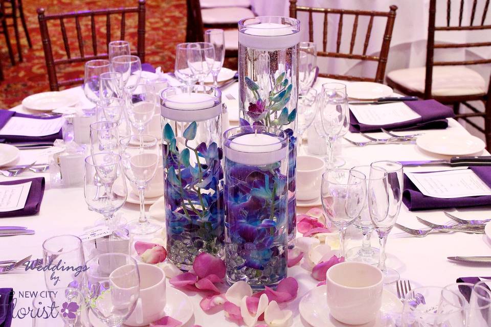 Floating Candle Centerpiece