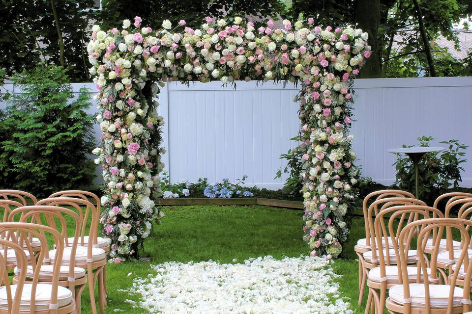 Decorated Chuppah